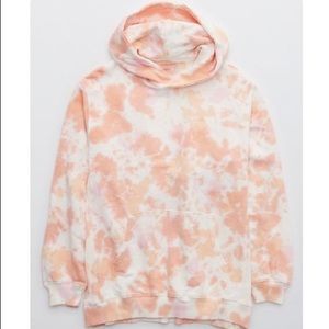 Aerie xxl oversized hoodie tie dye
